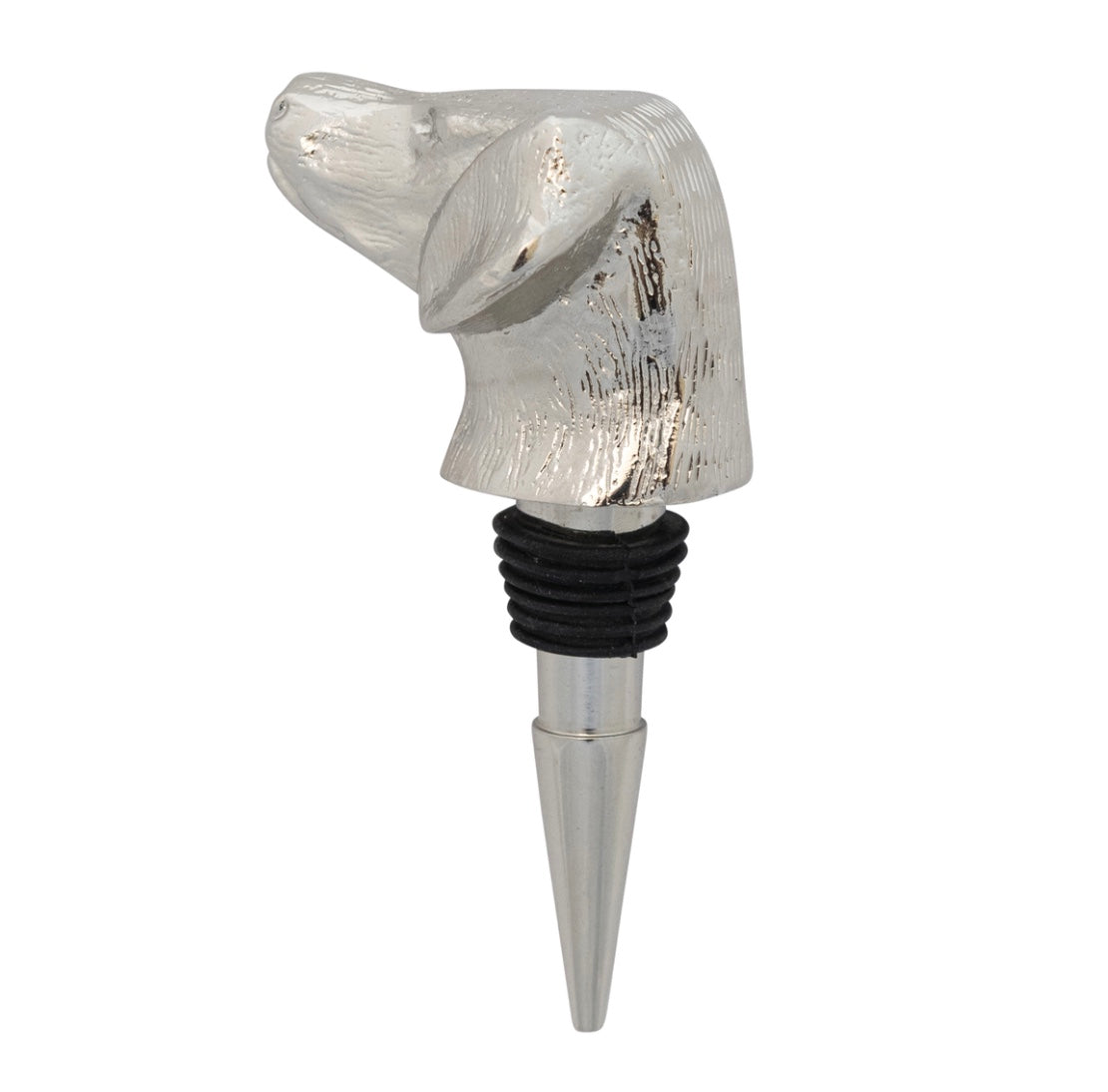 Aluminum Dog Head Bottle Stopper