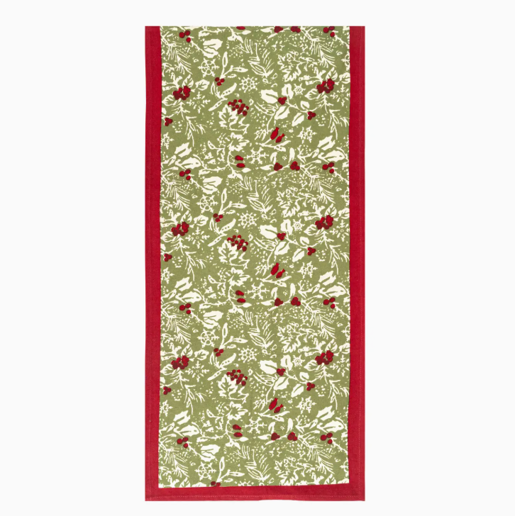 Baies De Houx Red & Green Runner