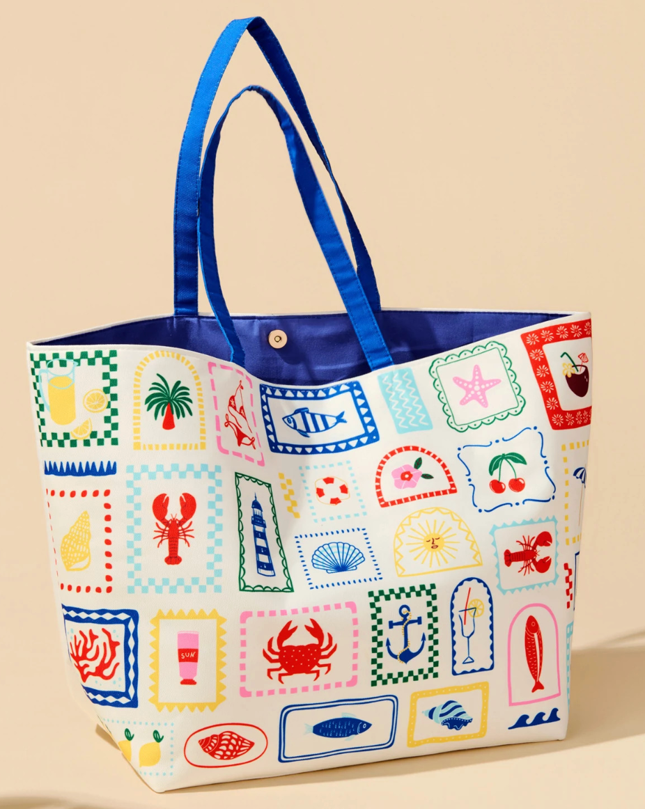 SEASIDE CARRYALL TOTE,MULTI