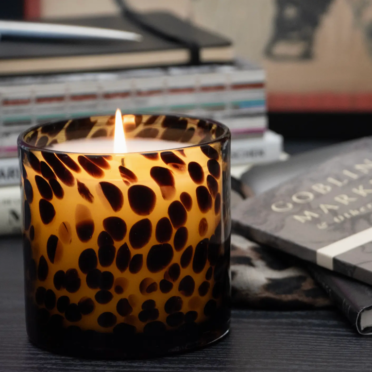 Cassis Vanilla Amber Tortoise Soy Blend Candle