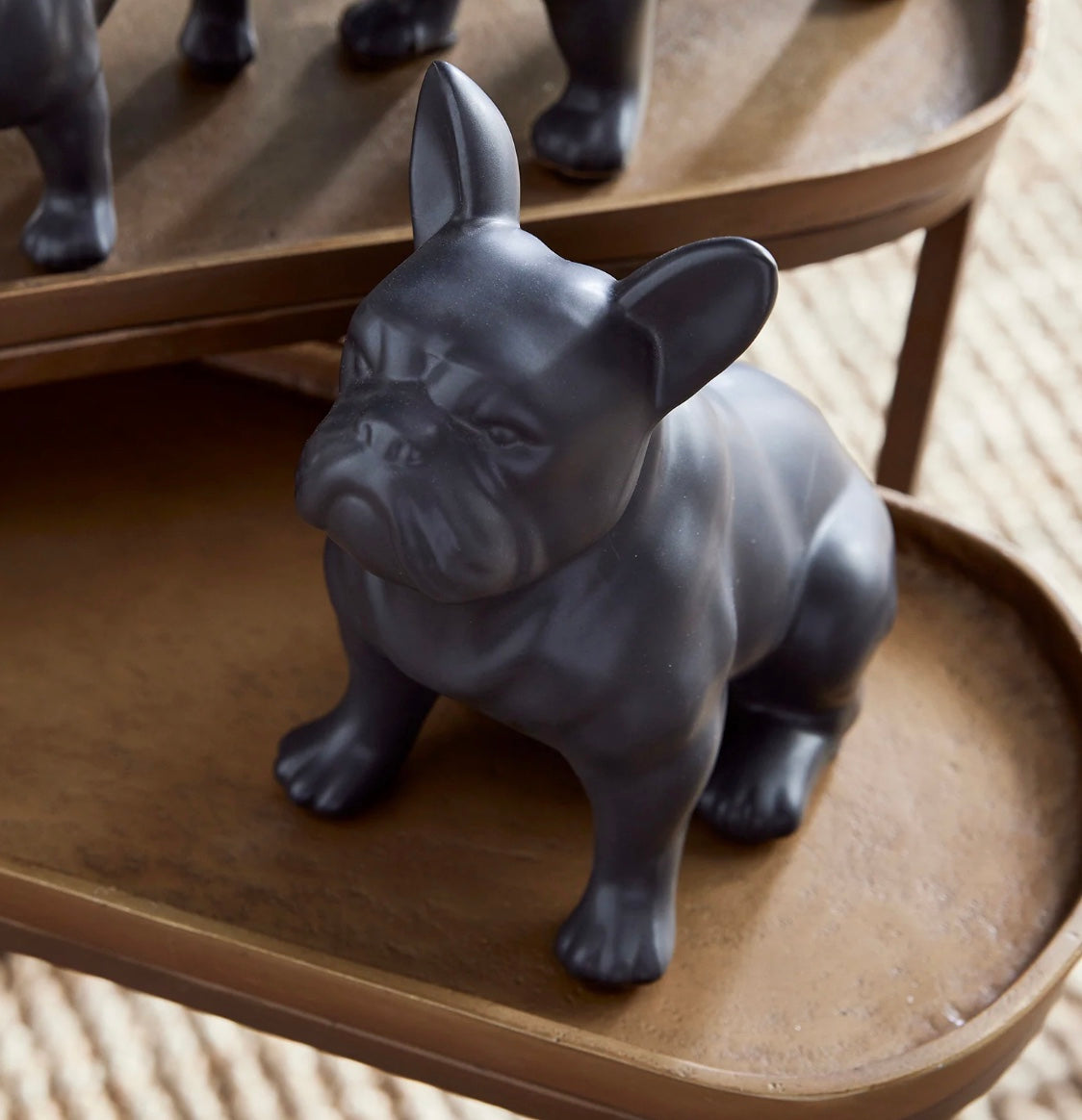 Large French Bulldog Statue