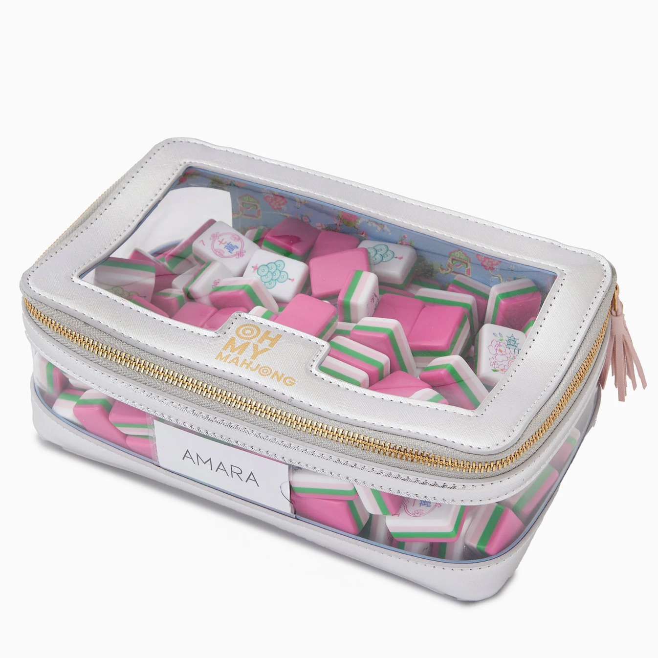 Silver Tile Storage Bag
