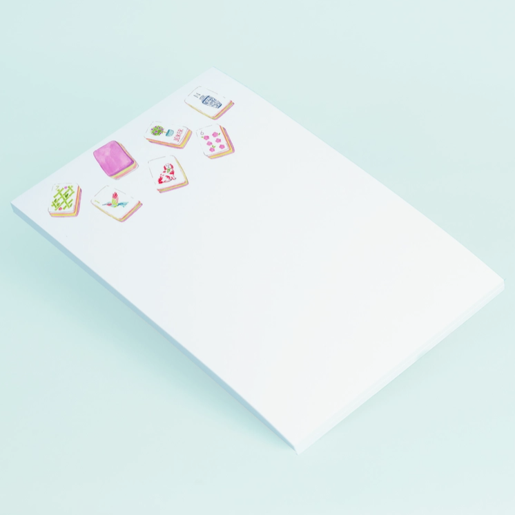 Large Mahjong Tiles Notepad