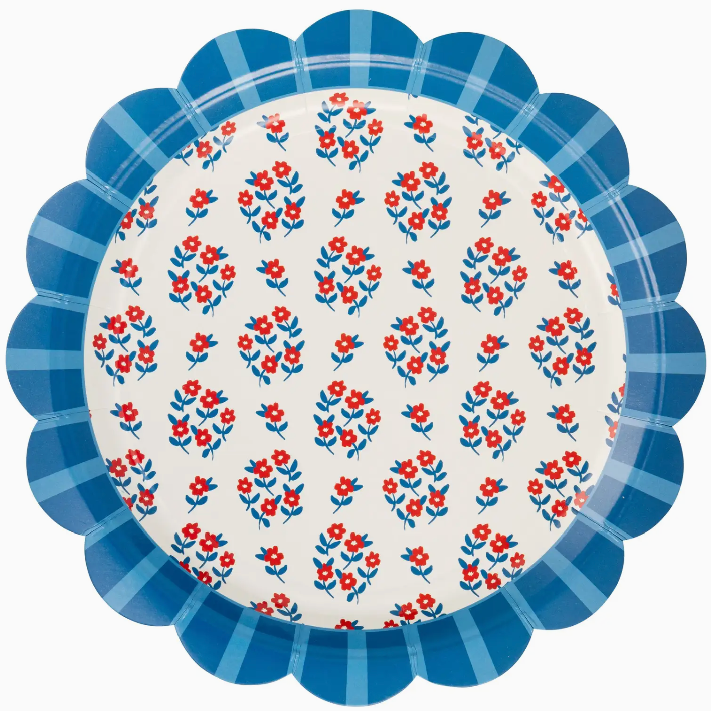 Floral Paper Plate Set - 9"