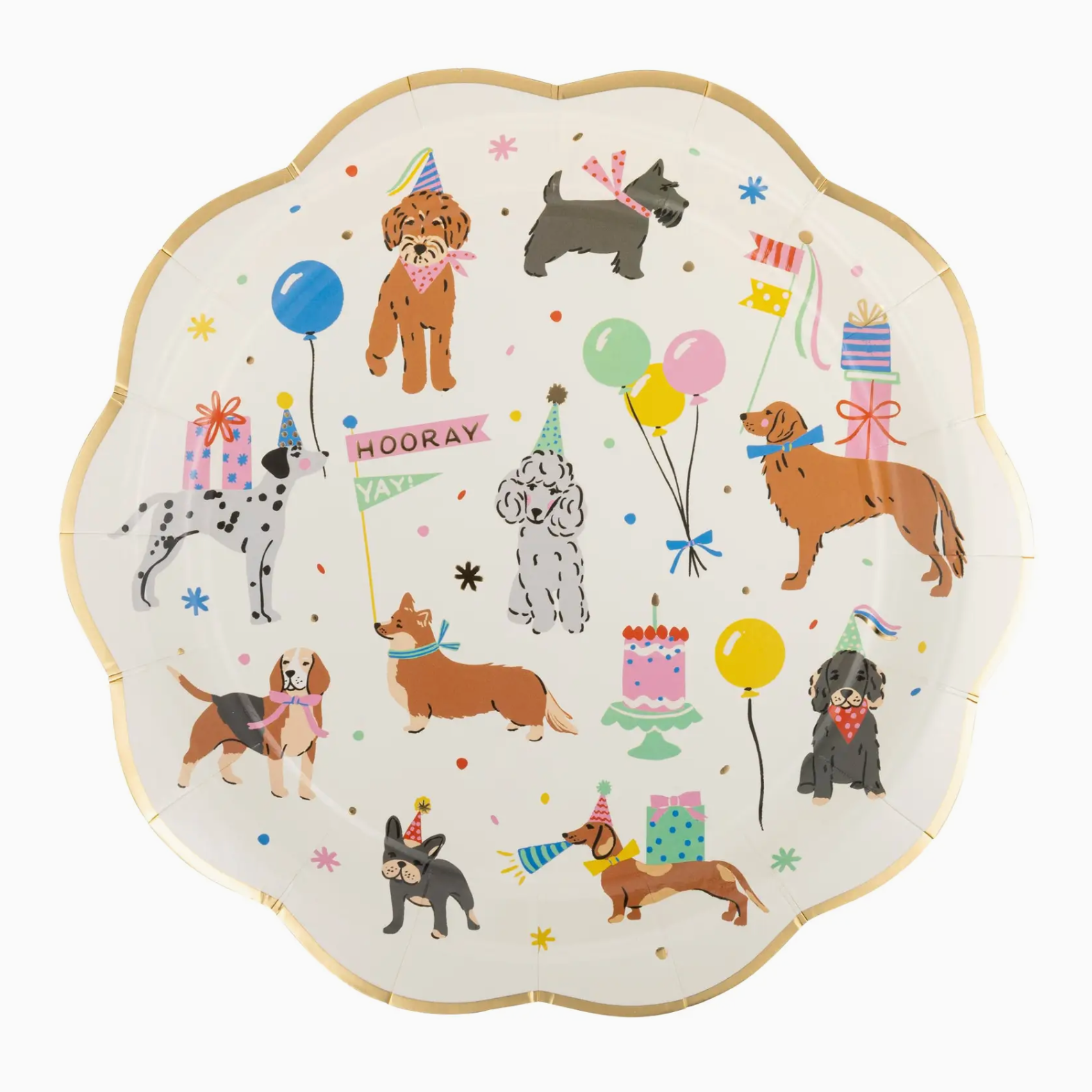 Dog Party Plate