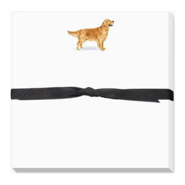 Golden Retriever Notepad - Delightful Dog-Themed Design