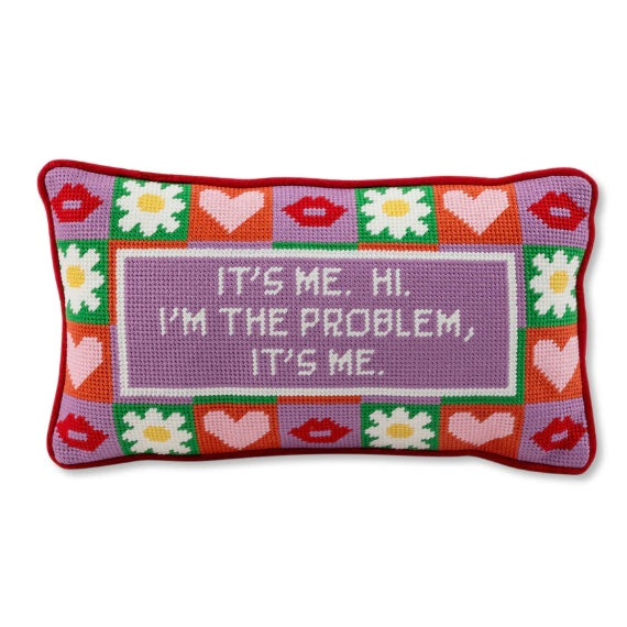 It's Me Needlepoint Pillow