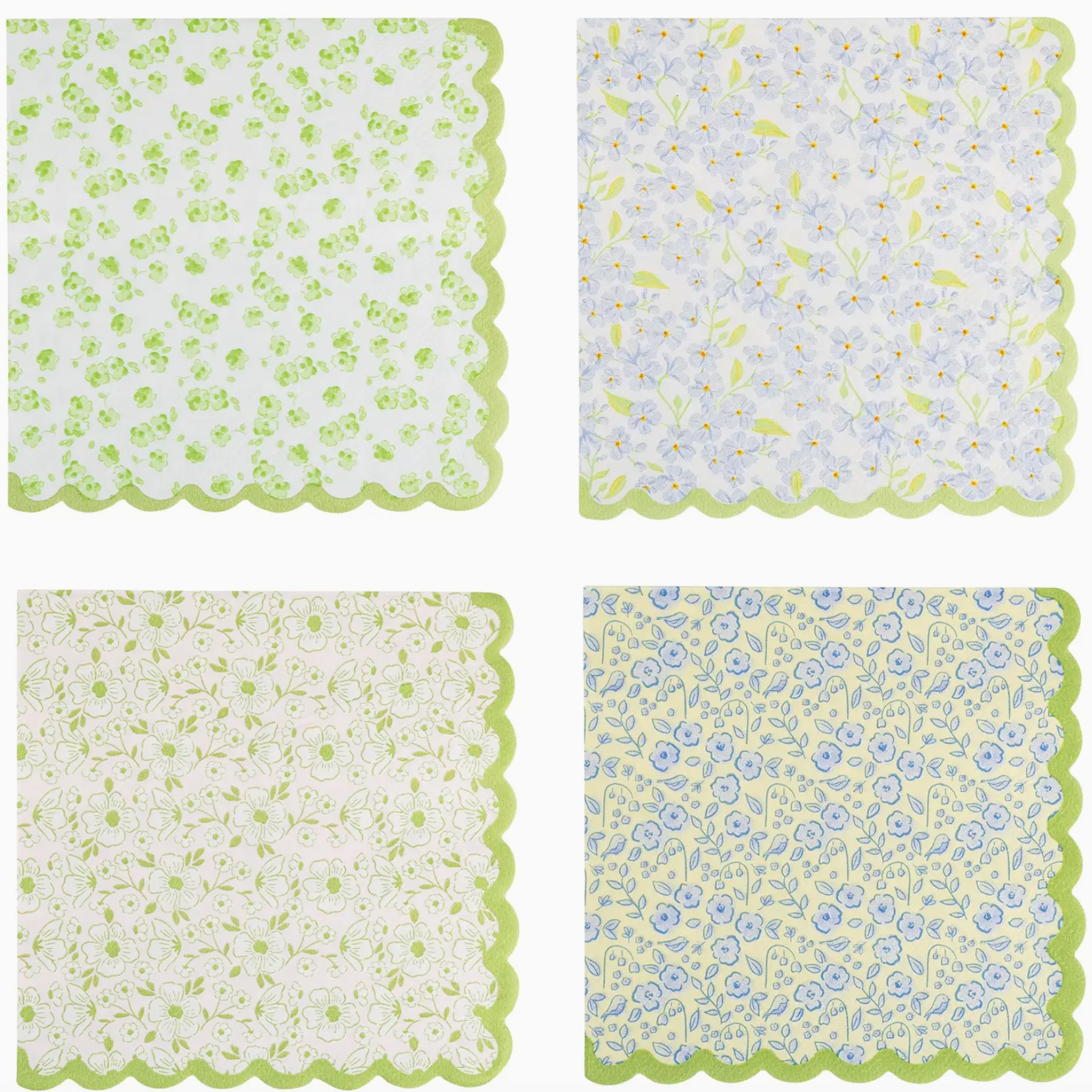 Ditsy Floral Cocktail Napkin Set