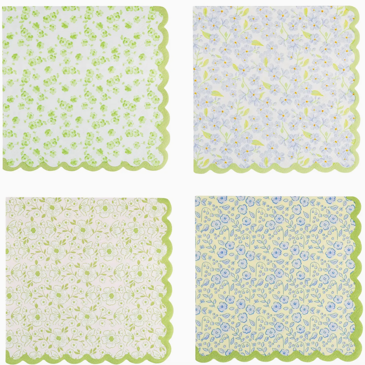 Ditsy Floral Cocktail Napkin Set