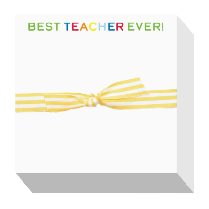 Best Teacher Ever Chubbie Notepad