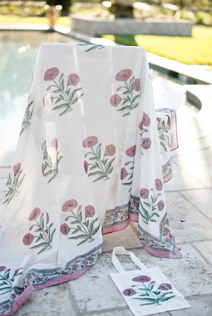 Sarong in Bag Pink Flower