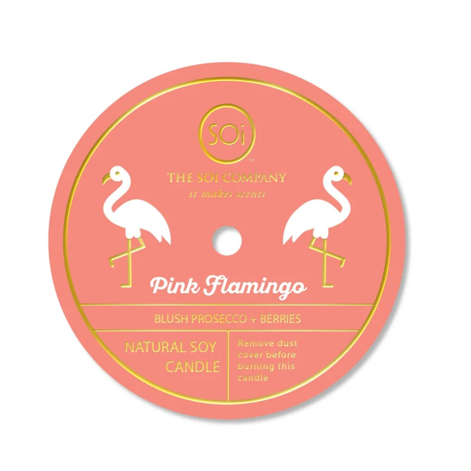 Pink Flamingo 12oz Icon Candle