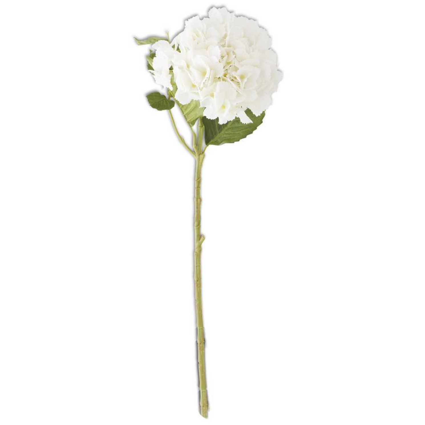 20 Inch White Real Touch Hydrangea Spray