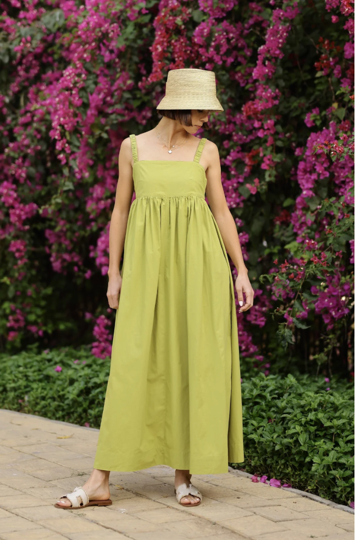 Laguna Sun Dress Sweet Lime