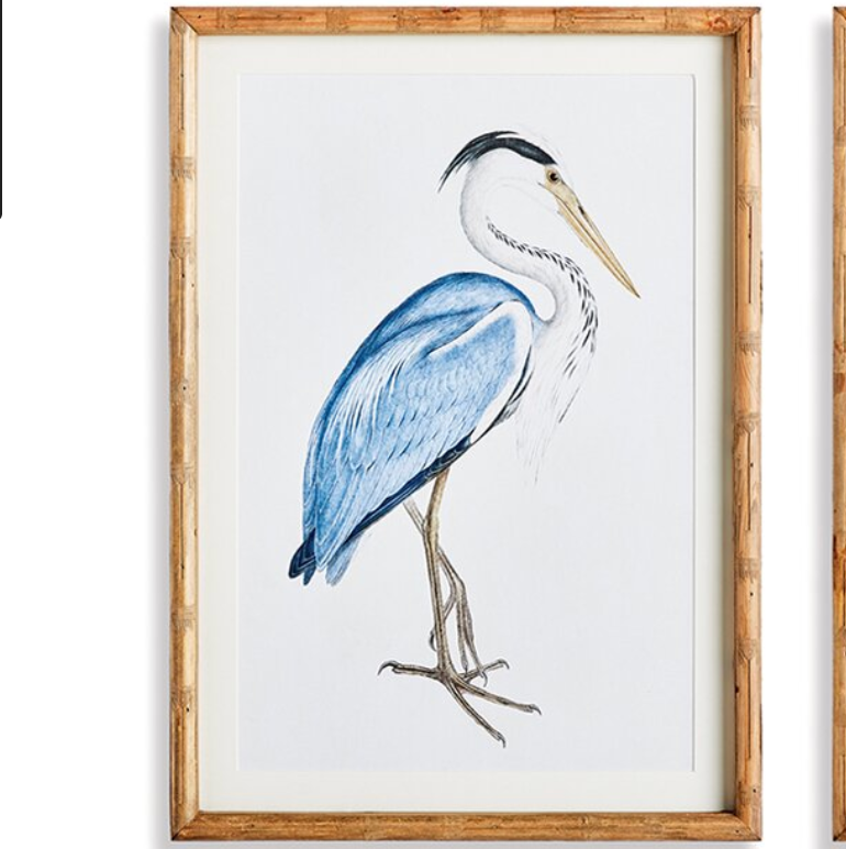 Elegant Blue Heron Print