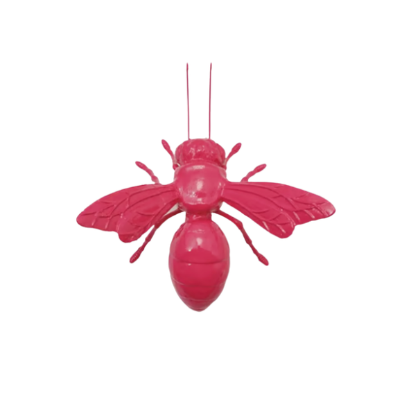 Resin & Wire Bee, Pink