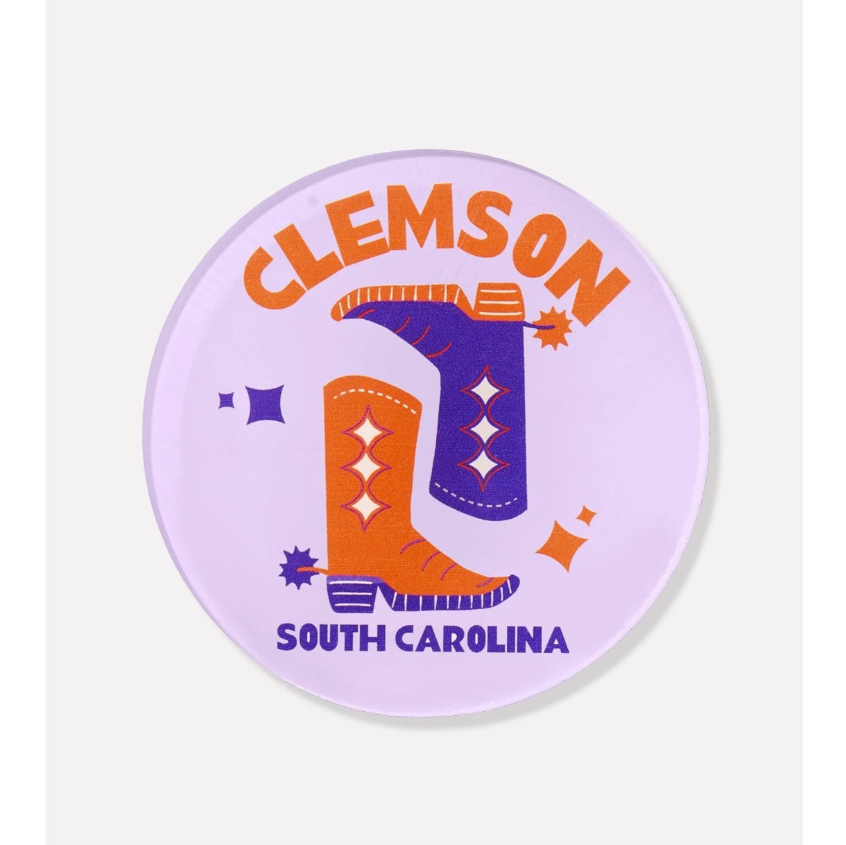 Clemson Kickoff Coasters Set of 4