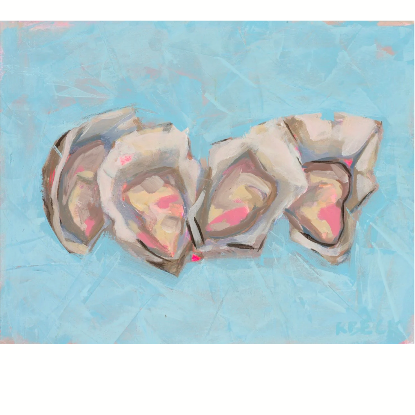Blue Oysters 8x10