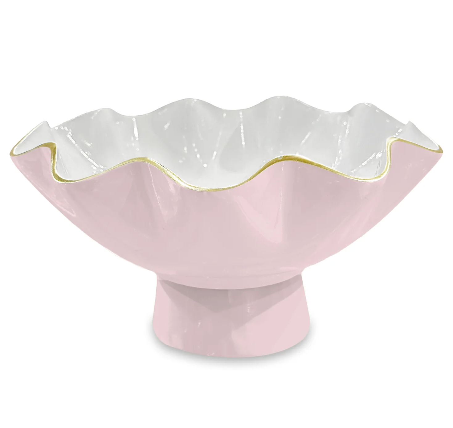 ENCANTO Carola Small Pedestal (Camellia and White)