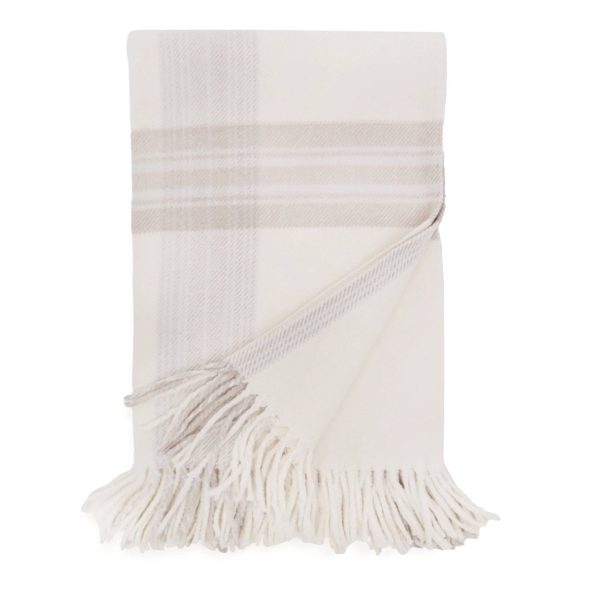 Geneva- Ivory/Taupe- Throw