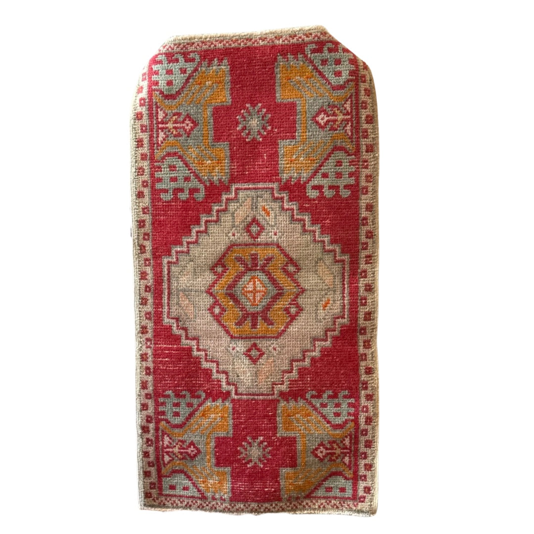 Vintage Mini - 2x3 - Bright Pink/Red