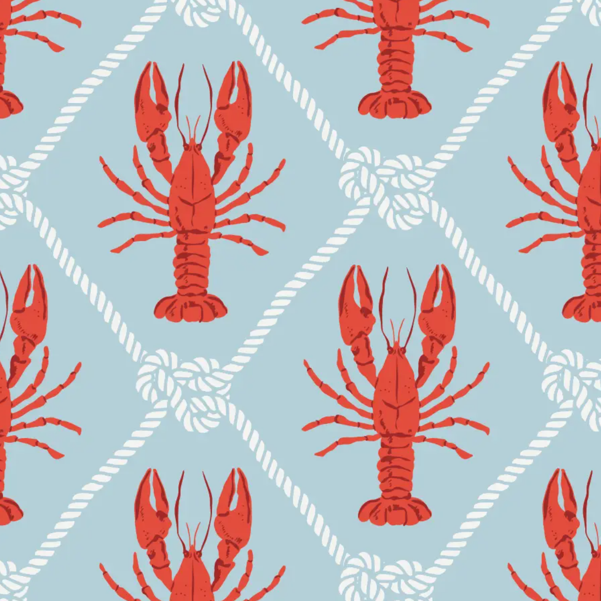 Beach Nautical Funny Cocktail Napkins | Lobster