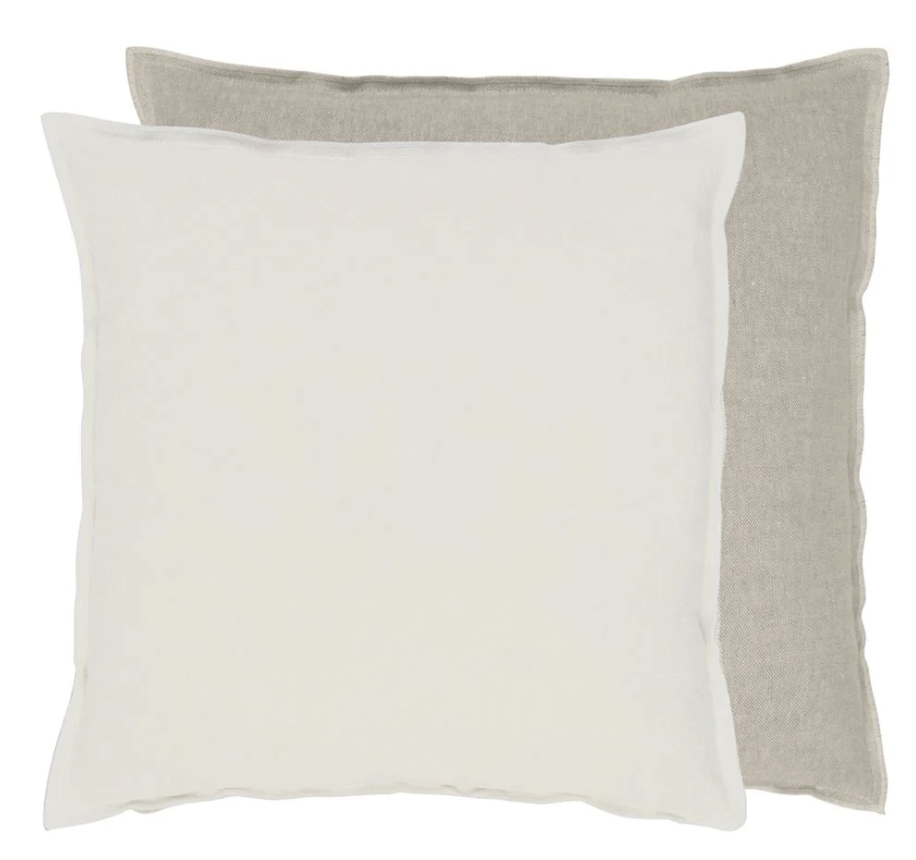 Brera Lino Alabaster & Natural Cushion