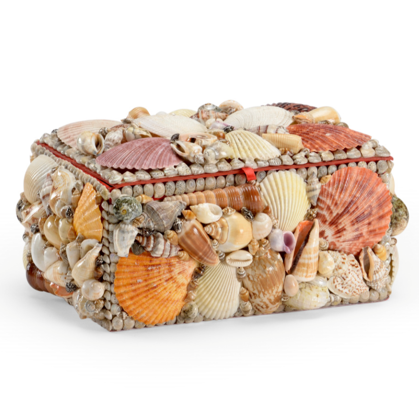 (L) pink shell box