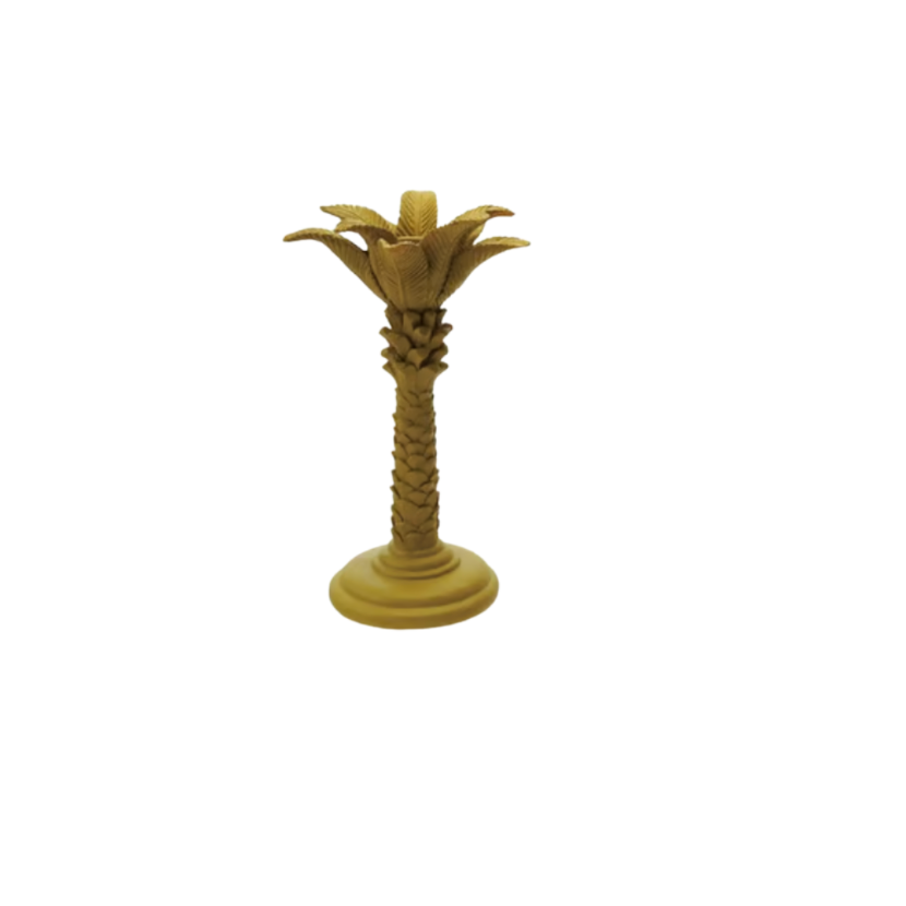 Resin Palm Tree Pineapple Taper Holders