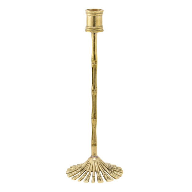 Bamboo Candle Stick 10 in