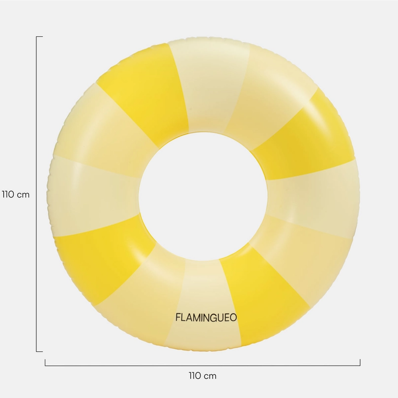 Yellow Donut Pool Float