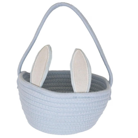 Hopkins Bunny Basket Blue/White