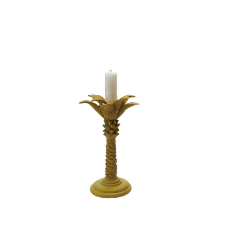 Resin Palm Tree Pineapple Taper Holders