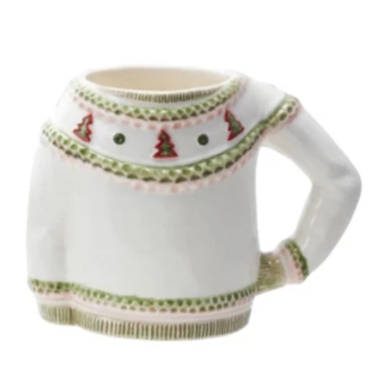 Stoneware Sassy Sweater Shaped Mug, 3 Styles