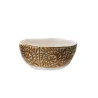 Stoneware Bowl w Pattern