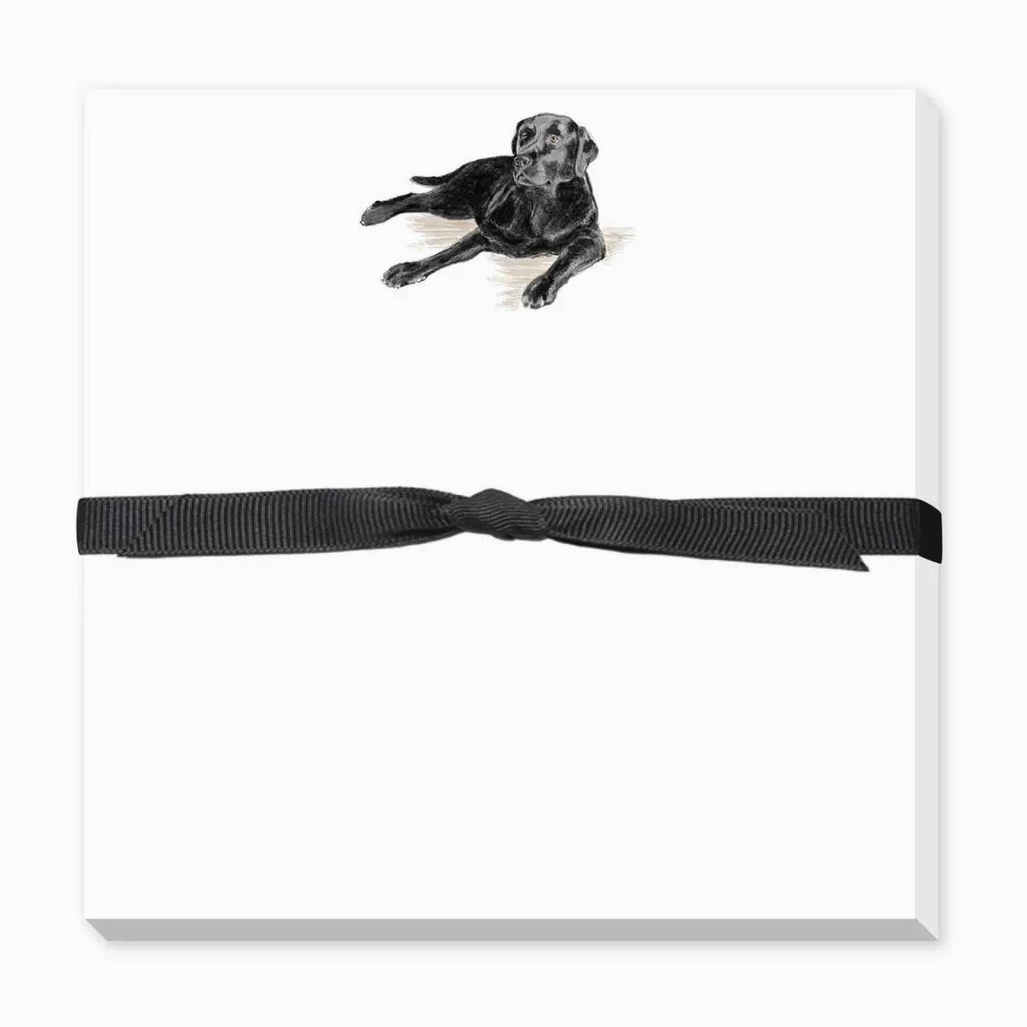 Black Lab Doodle Notepad