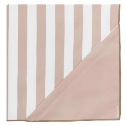 Beige Microfiber Beach Towel