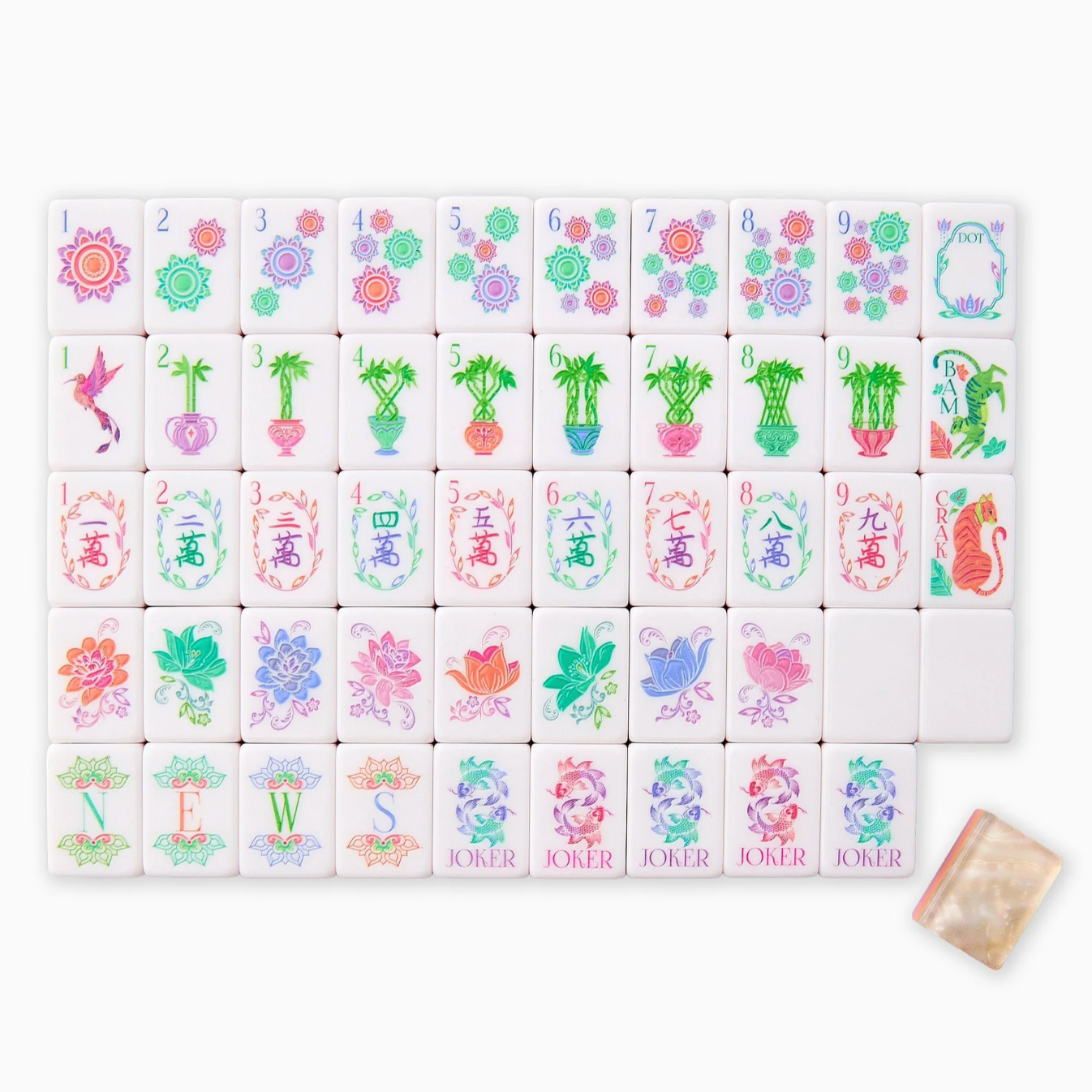 Pearlescent Mahjong Tiles