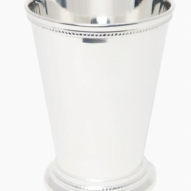 Hammered Copper Mint Julep Cup with Pure Silver Plate Gift Box
