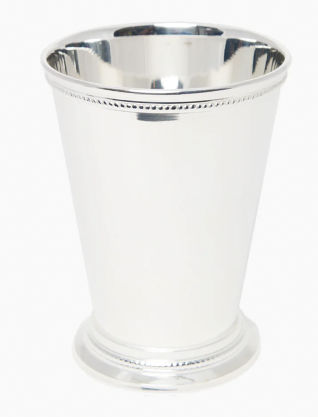 Hammered Copper Mint Julep Cup with Pure Silver Plate Gift Box