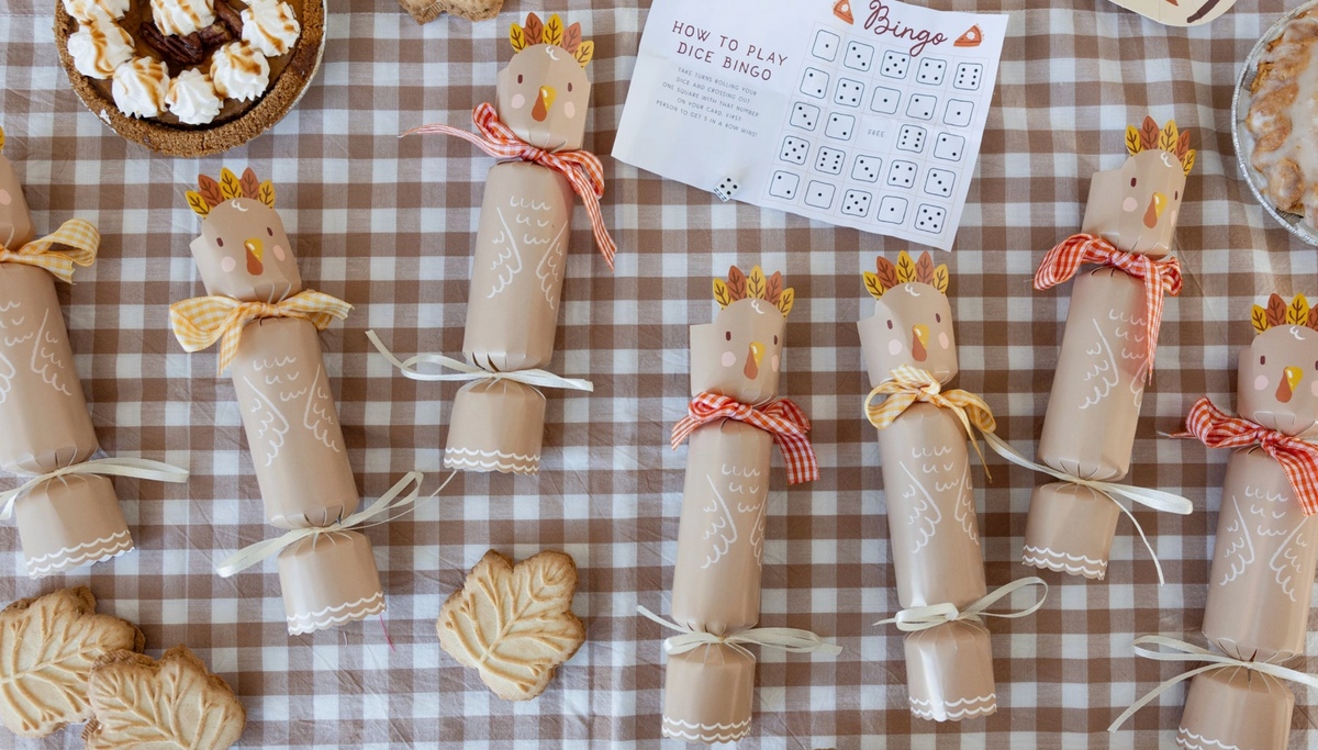 Harvest Turkey Cocktail Paper Napkins