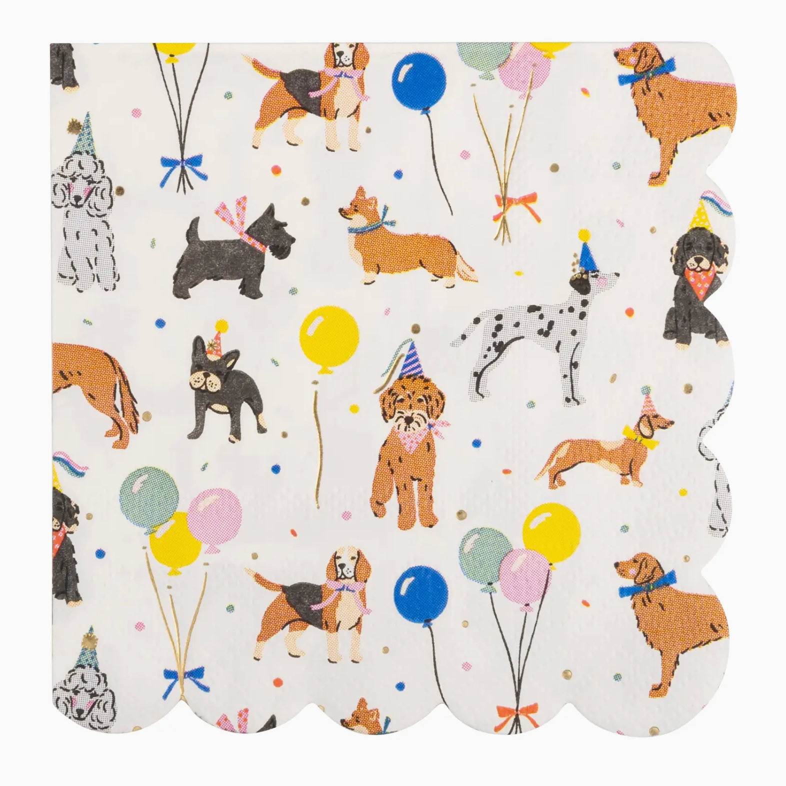 Dog Party Cocktail Napkin