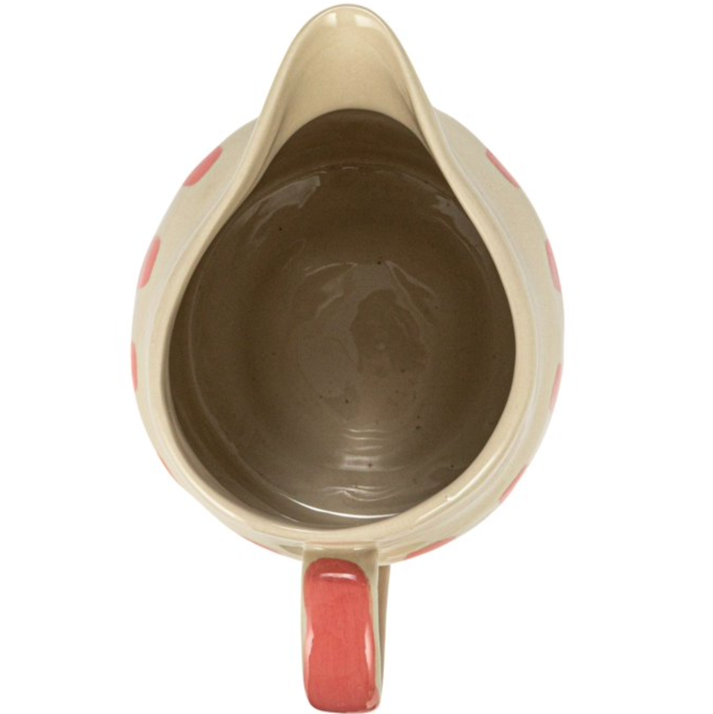 stoneware pitcher 8'L x 5 1/4x 8-3/4 56oz