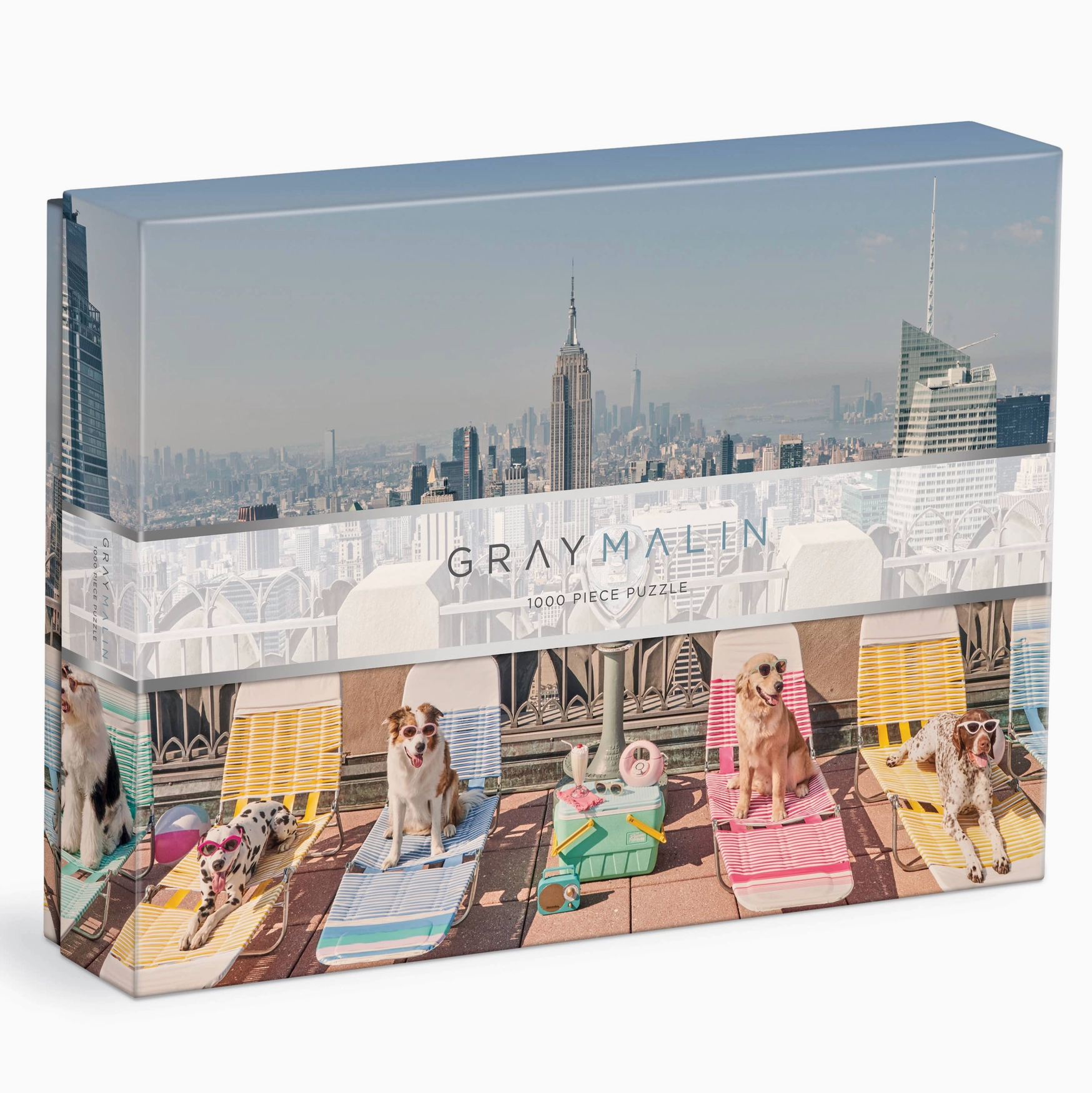 Gray Malin the Dogs of New York City 1000 Piece Puzzle