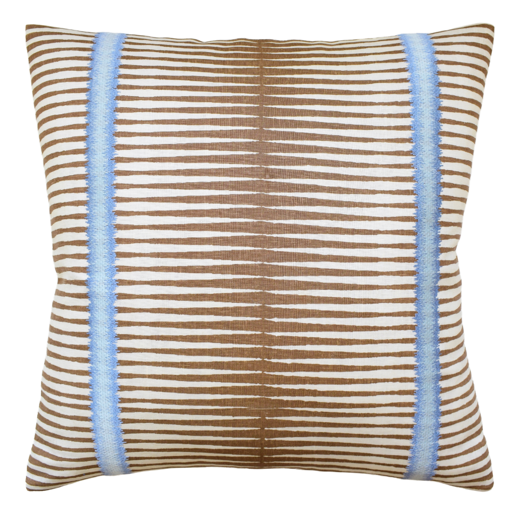 Frenzy Stripe Saddle- 22x22 Pillow