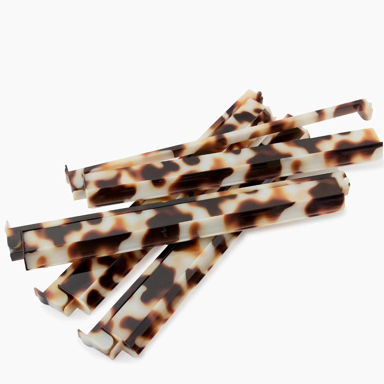 Blond Tortoise Rack and Pusher Set