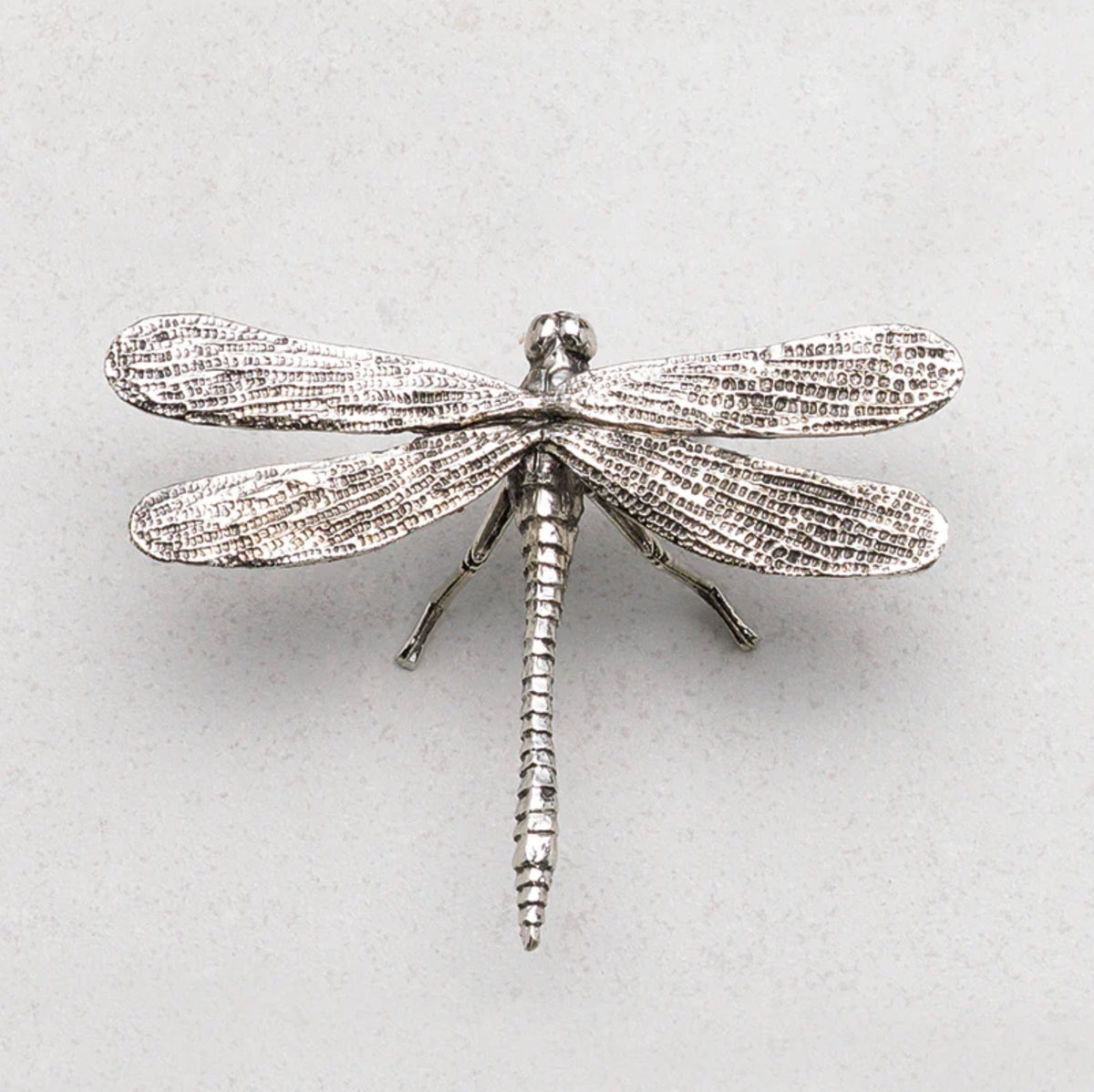 Decorative Antique Pewter Dragonfly