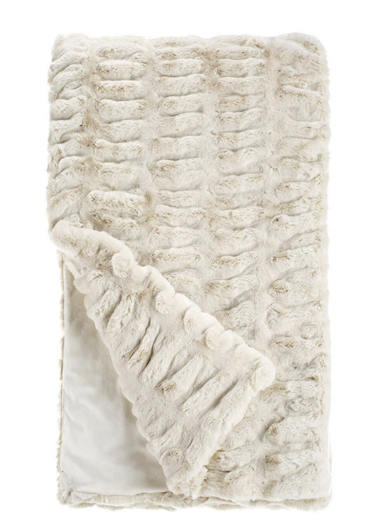 Couture Throw Ivory Mink