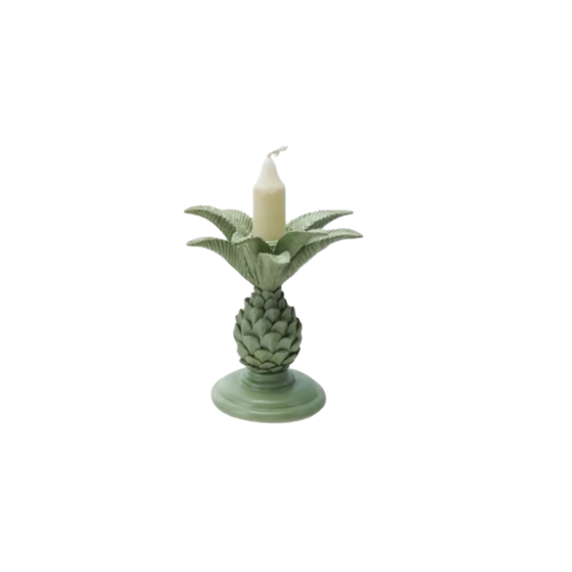 Resin Palm Tree Pineapple Taper Holders
