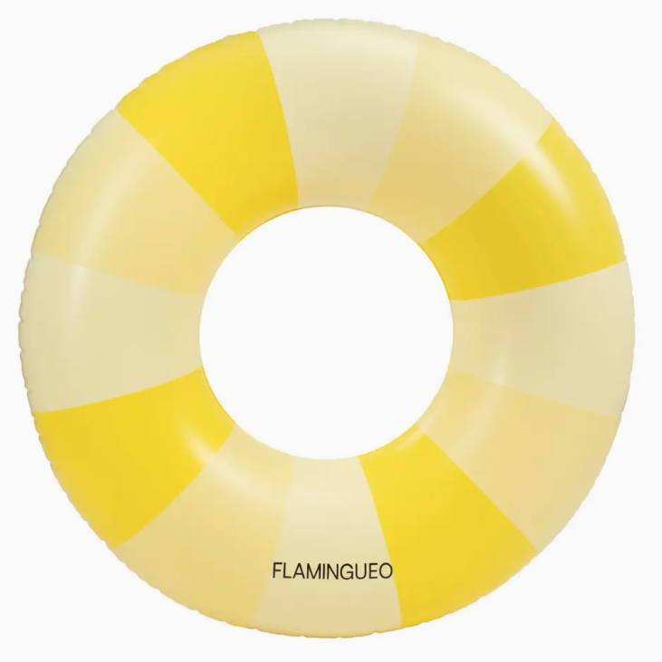 Yellow Donut Pool Float